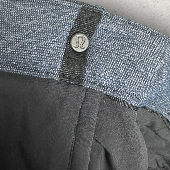 Lululemon Mens ABC Pants Tech Canvas Blue Size 40 Style LM5608S Trousers Denim - Picture 10 of 16
